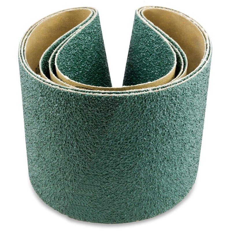 Red Label Abrasives 4 X 36 Inch 24 Grit Metal Grinding Zirconia Sanding Belts, 3 Pack - Image 2